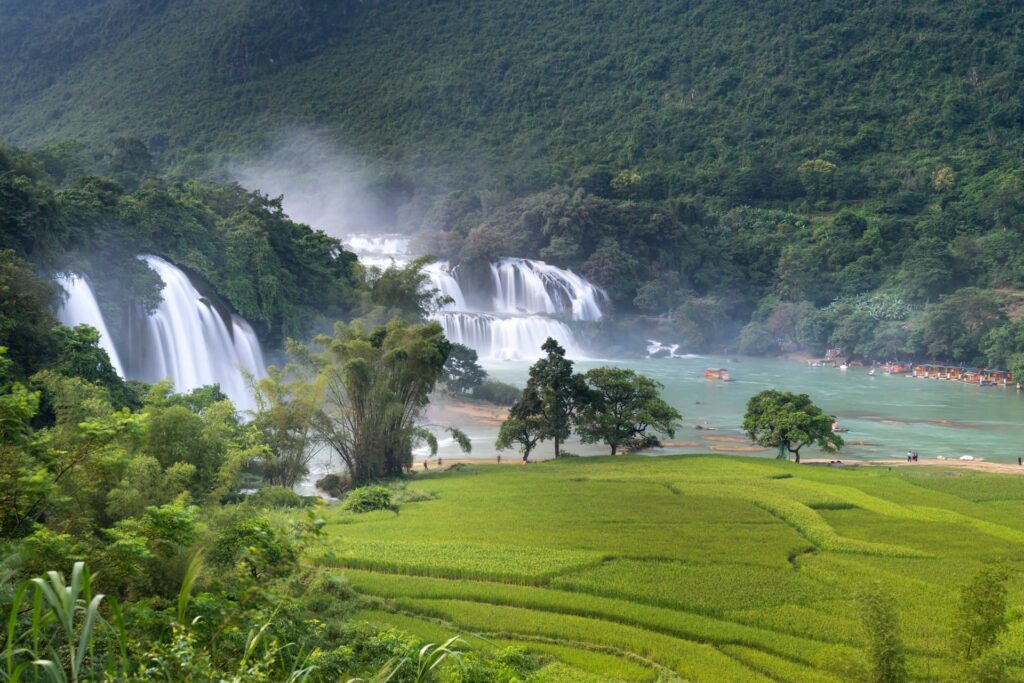 Sapa Vietnam waterfall