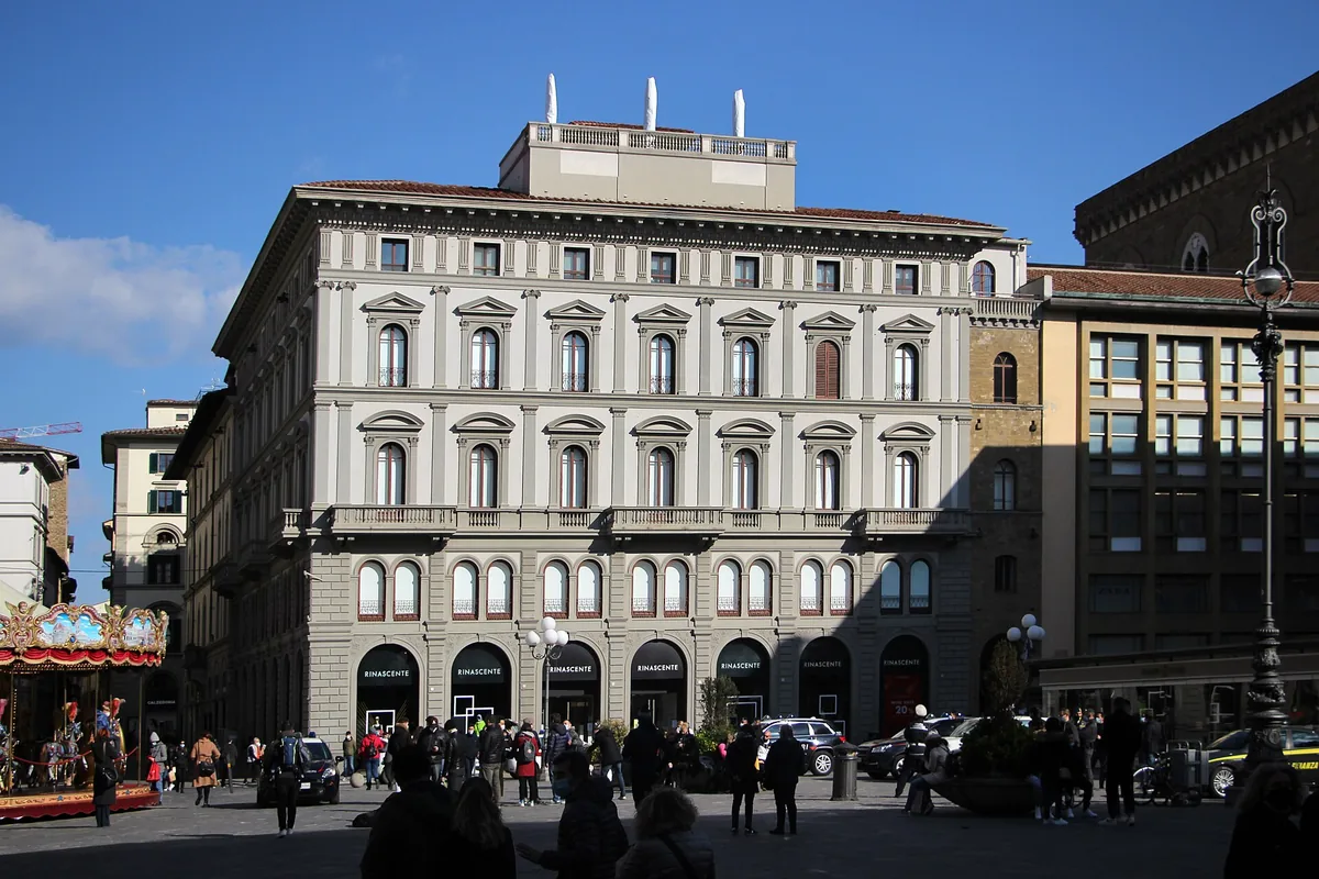 Palazzo della Rinascente on Piazza della Repubblica in Florence, the building that houses Caffè La Terrazza