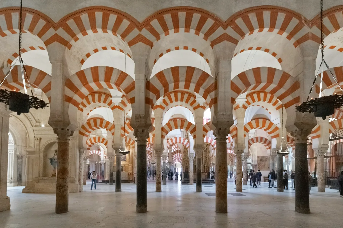 The arches of the Mezquita-Catedral in Córdoba