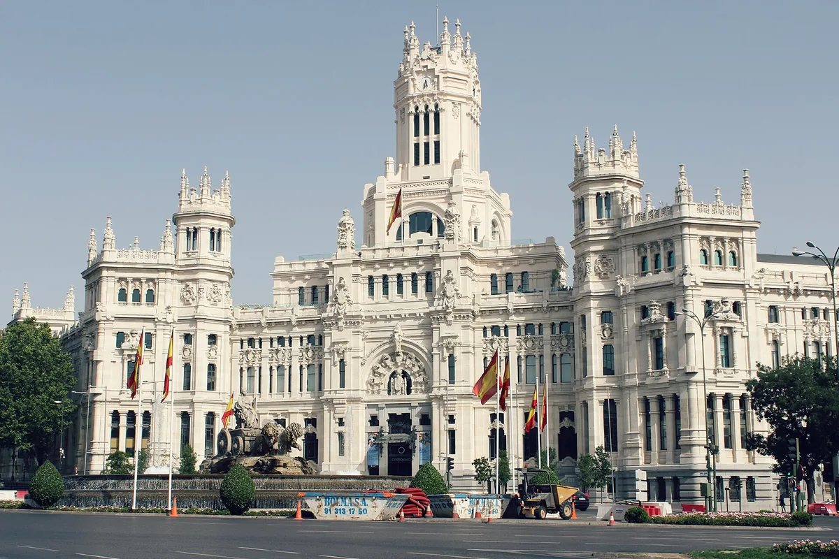 Cibeles Palace in Madrid, home of Azotea Cibeles