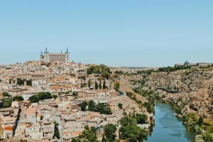 Toledo on its hill above the River Tagus, a classic day trip from Madrid