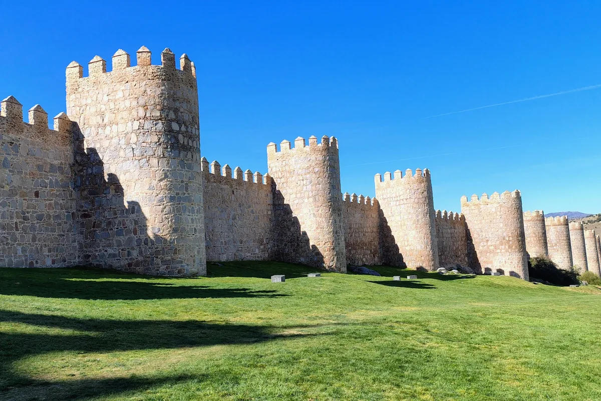 The medieval city walls of Ávila