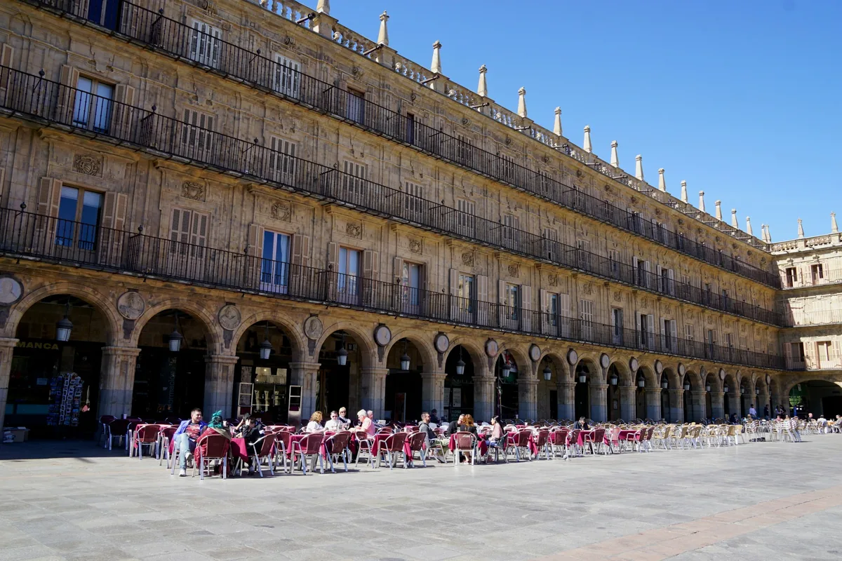 The Plaza Mayor in Salamanca