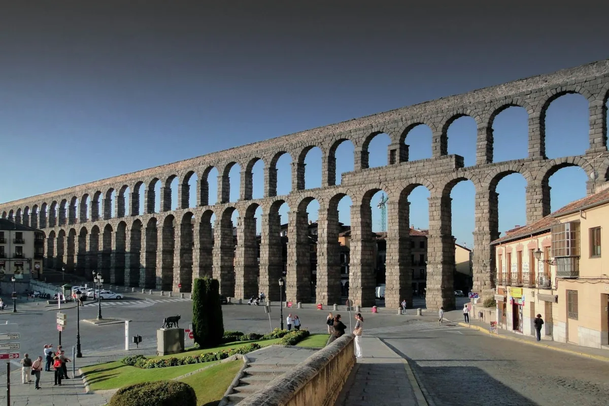 The Roman aqueduct of Segovia