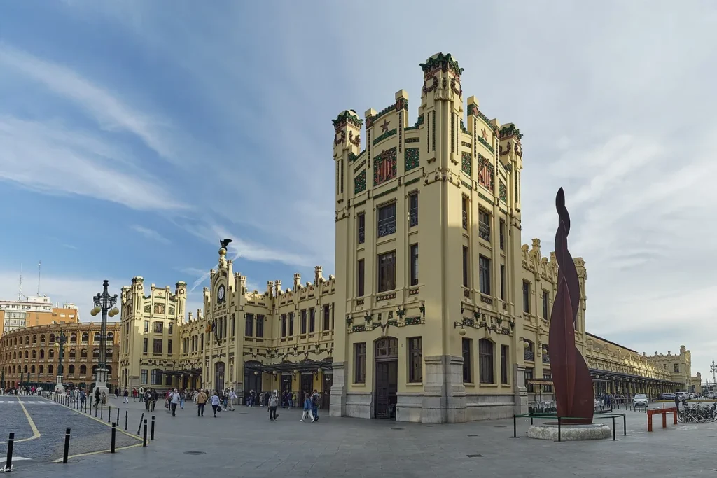 The Estació del Nord railway station in Valencia, Spain