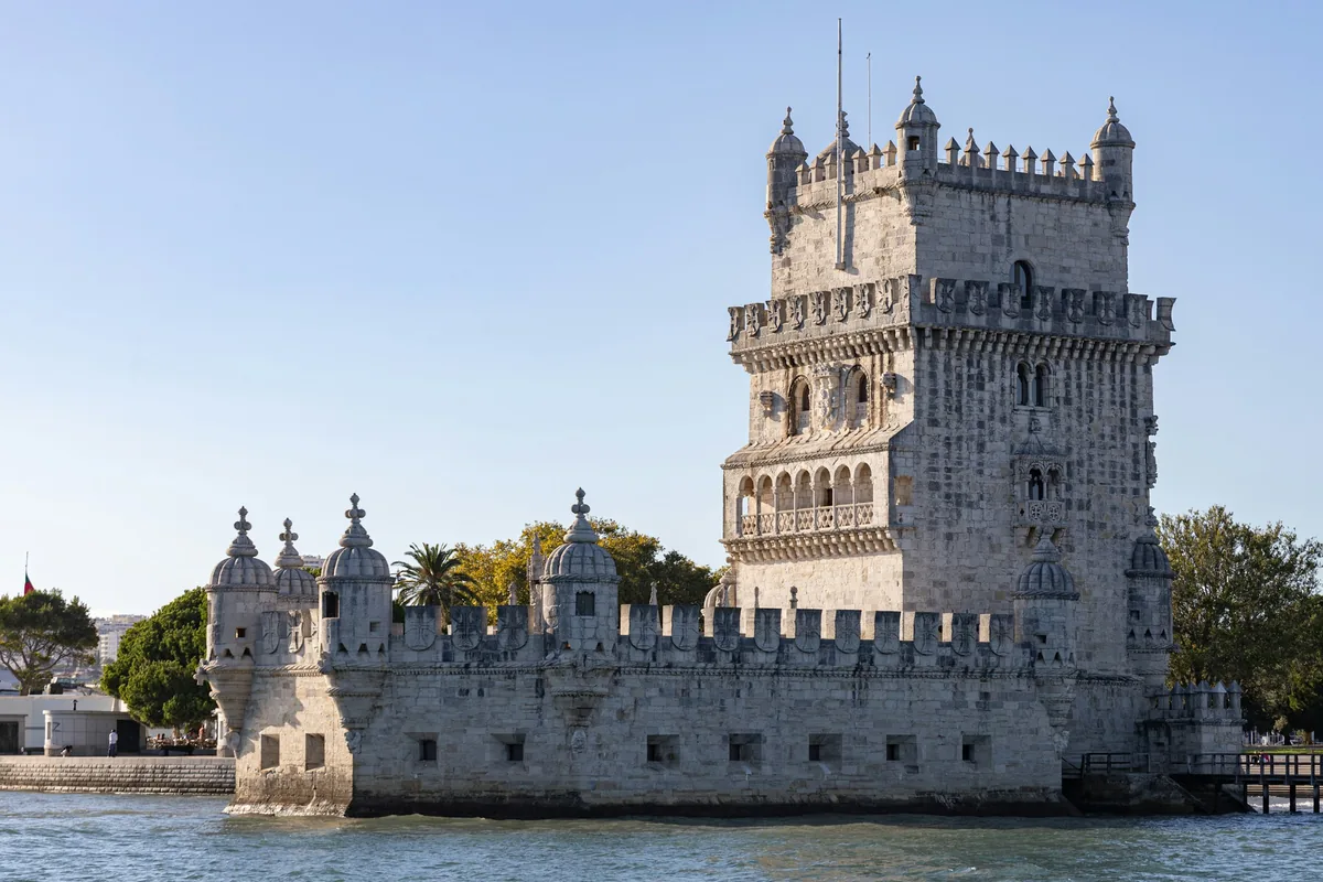 Belém Tower on the Tagus waterfront in Belém, Lisbon